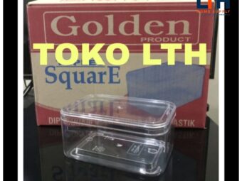 1-1360-1.jpg 12 PCS TOPLES KUE KERING KOTAK SEGI PERSEGI 500 GRAM POLOS GOLDEN 1/2 KG
