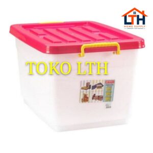 CONTAINER BOX 50 LITER  / KOTAK WAGON CONTAINER RODA 50 LITER VC15 LION STAR VC-15