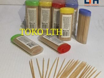 TUSUK GIGI + TEMPAT (Per 24 PCS) / TUSUK GIGI KOREK