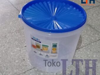 1-1415-1.jpg TOPLES PLASTIK 5 LITER KOMET STAR WADAH KERUPUK PEYEK KUE PERMEN SIROP JUMBO SEALWARE 5L