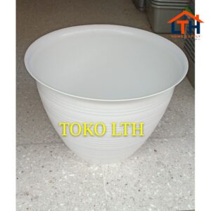 POT TAWON MADU 45 PUTIH / POT BUNGA / POT TANAMAN PUTIH PLASTIK