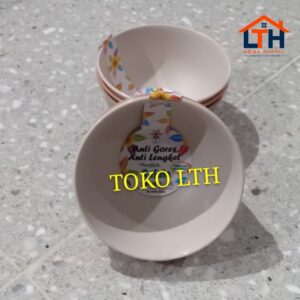 PER 6 PCS MANGKOK PLASTIK 4.5" WARNA / RINGKOK KOBOKAN MANGKUK