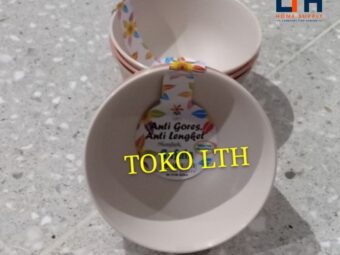 1-1464-1.jpg PER 6 PCS MANGKOK PLASTIK 4.5" WARNA / RINGKOK KOBOKAN MANGKUK