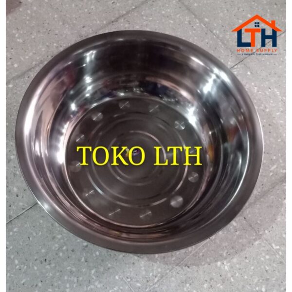 BASKOM STAINLESS BESAR 50 / WASKOM WADAH EMBER MANGKOK JUMBO