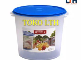 1-147-1.jpg TOPLES JUMBO 12 LITER PLASTIK SEALWARE KELER KERUPUK 12 LTR WADAH SERBAGUNA BUNDAR LION STAR SW82