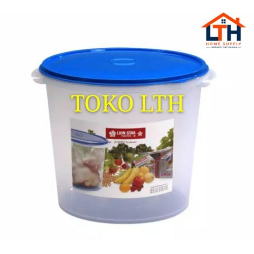 TOPLES JUMBO 12 LITER PLASTIK SEALWARE KELER KERUPUK 12 LTR WADAH SERBAGUNA BUNDAR LION STAR SW82