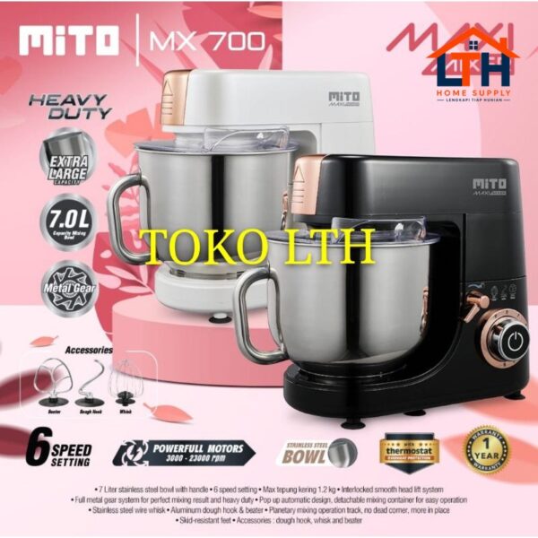 1-1470-1.jpg MITO STAND MIXER MAXI MX700 COM 7 LITER MX 700