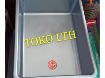 1-1477-1.jpg BAK ABU SILVER / BASKOM SEGI PLASTIK / BAK PASIR HIDROPONIK KOTORAN KUCING