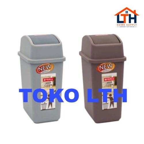 1-1493-1.jpg TEMPAT SAMPAH GARBI DUSTBIN 9 LITER LION STAR TONG SAMPAH GOYANG C48