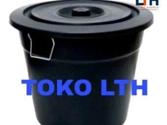 EMBER 60 LITER TUTUP GAGANG KAWAT TONG AIR 60 LTR HITAM PLASTIK