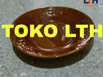 6 PCS PIRING UKIR 8" KERAMIK