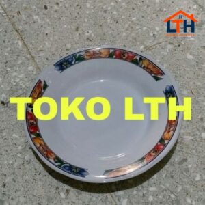 Piring Kembang Keramik 8inch (6pcs)