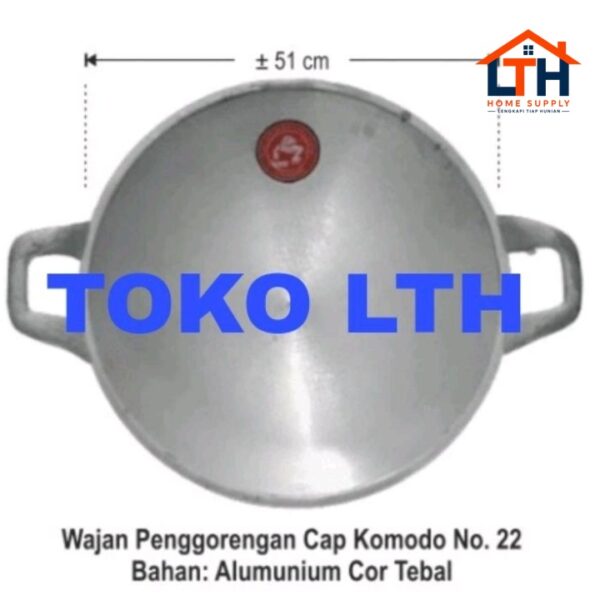 1-1512-1.jpg KOMODO 22 KATEL KUALI WAJAN MASAK PENGGORENGAN 50 CM