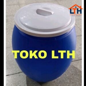 1-1515-1.jpg Gentong Bulat 60L Biru 0606 - Green Leaf