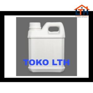 JERIGEN 1 LITER KOTAK PUTIH SUSU TUTUP SEGEL HDPE JERIGEN BOTOL 1 LTR 1000 ML KIMIA MADU SABUN