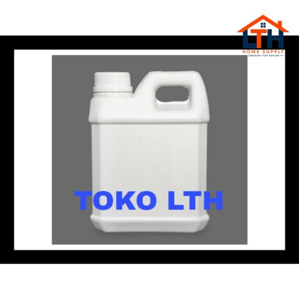 JERIGEN 1 LITER KOTAK PUTIH SUSU TUTUP SEGEL HDPE JERIGEN BOTOL 1 LTR 1000 ML KIMIA MADU SABUN