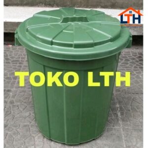 1-1542-1.jpg EMBER PLASTIK 60 LITER + TUTUP/ TONG AIR TINGGI BESAR
