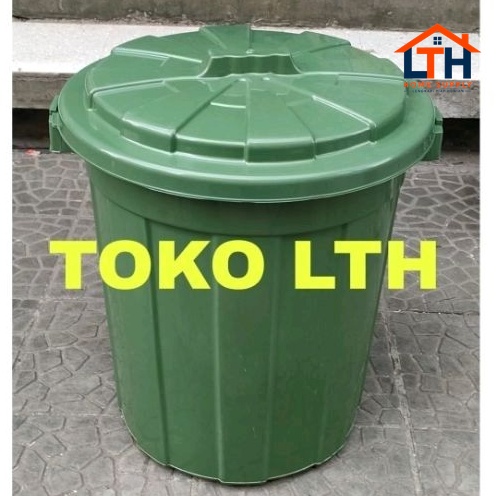 1-1542-1.jpg EMBER PLASTIK 60 LITER + TUTUP/ TONG AIR TINGGI BESAR