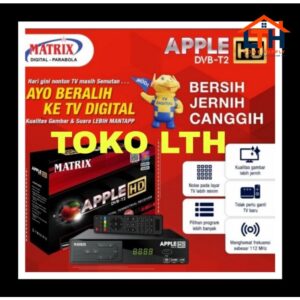 1-1548-1.jpg SET TOP BOX STB DIGITAL MATRIX APPLE MERAH HD DVB-T2 RECEIVER