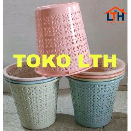 1-1553-1.jpg KERANJANG SAMPAH PLASTIK BULAT WARNA / TEMPAT SAMPAH KECIL TEBAL