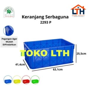 1-1555-1.jpg CONTAINER BOX INDUSTRI 2293 P GREEN LEAF KOTAK BOX WADAH SERBAGUNA 2293P