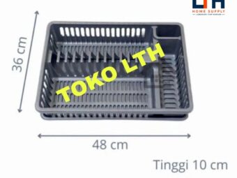 RAK PIRING NAMPAN PLASTIK SILVER ABU PENGERING PIRING GELAS