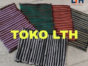 KESET KAKI LANTAI ANYAM ANYAMAN RAJUT TENUN SALUR RANDOM