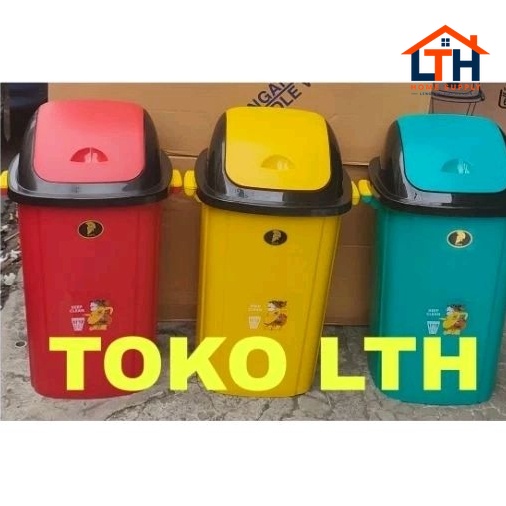 1-1575-1.jpg TEMPAT SAMPAH 60 LITER TUTUP SPARTA SEMAR TAIWAN TONG WADAH SAMPAH 60 LTR
