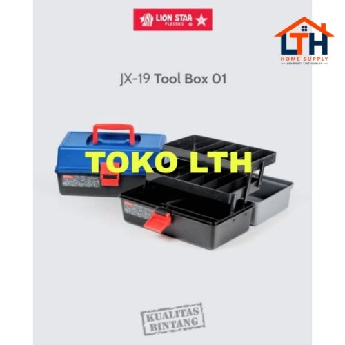 TOOL BOX 01 LION STAR JX19 KOTAK PERKAKAS BERTINGKAT JX 19 BOX PANCING TAMIYA PERTUKANGAN