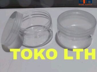 1-1595-1.jpg TOPLES TABUNG CYLINDER 400 ML TOPLES JAR PLASTIK SILINDER 400ML