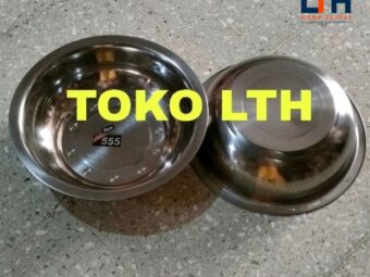 1-1597-1.jpg BASKOM STAINLESS 26 CM CEPER MANGKOK MANGKUK PENDEK STAINLES