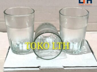 1-1601-1.jpg 6 PCS GELAS MINUM POLOS HS GELAS CANGKIR BELING KACA KOPI BENING