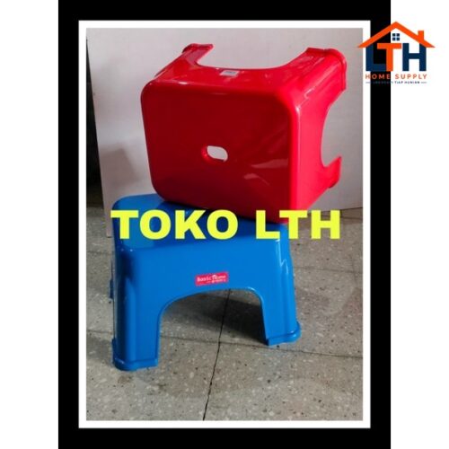 1-1608-1.jpg KURSI BANGKU JONGKOK PENDEK SEGI AMANA BASIC HOME LS JOJODOG DENGKLIK PLASTIK TANGGUNG