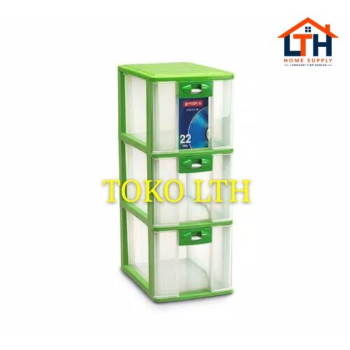 LACI PENYIMPANAN CD SUSUN SS 3 PRESSA CONTAINER XL3 LION STAR PR-23 / KOTAK PENYIMPANAN SUSUN PR23