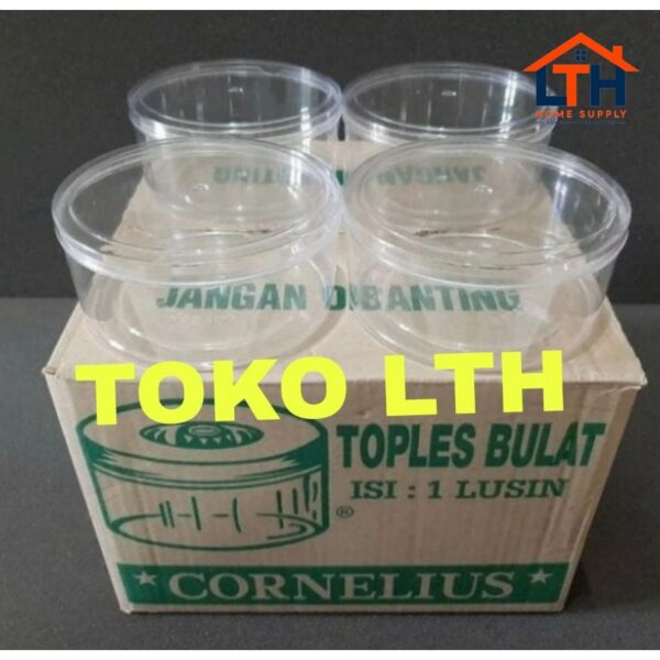 1-1614-1.jpg 12 PCS TOPLES KUE KERING LEBARAN CORNELIUS 400 GRAM 4 ONS BULAT