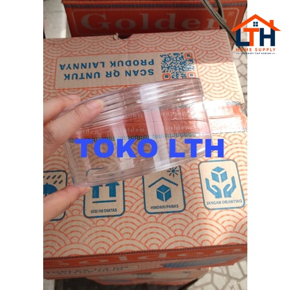 12 PCS TOPLES KUE KERING BULAT TUTUP ULIR DRAT PUTAR GOLDEN 500 GRAM 1/2 KG
