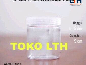 1-1621-1.jpg TOPLES TABUNG CYLINDER 600 ML TOPLES JAR PLASTIK SILINDER 600ML