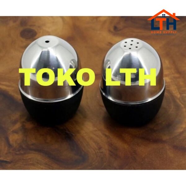 1-1626-1.jpg 2 PCS TANICA SALT AND PEPPER SHAKER TEMPAT BUMBU GARAM MERICA LADA STAINLESS