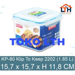 1-1628-1.jpg KOTAK SERBAGUNA KLIP TO KEEP 2202 KP-80 LION STAR 1850 ML SEALWARE KP80