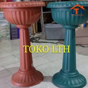 1-163-1.jpg POT BUNGA PIALA KAKI TINGGI - TIARA POT 112 LION STAR FP19 / POT TANAMAN AIR