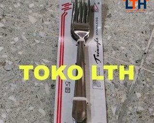1-1632-1.jpg 6 PCS TRIANGLE GARPU MAKAN MENU FORK TANICA STAINLESS TEBAL 627-01