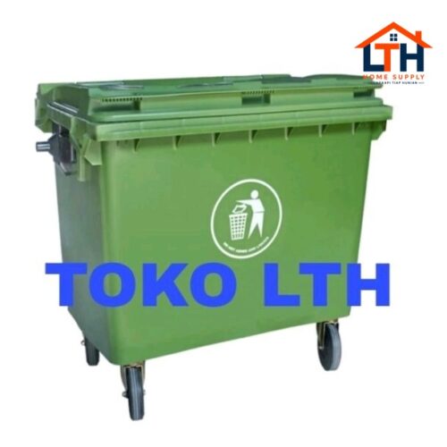 1-1636-1.jpg TEMPAT SAMPAH BIO TANPA PIJAKAN 660 LTR DUSTBIN SEGI RODA 2306 TP 2306TP GREEN LEAF