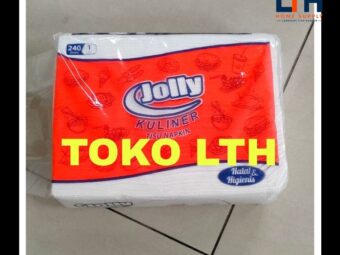 TISSUE JOLLY NAPKIN KULINER 240 SHEET 1 PLY TISU HAND TOWEL DAPUR SERAP MINYAK