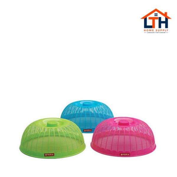 1-166-1.jpg TUDUNG SAJI BULAT 25 CM -ROUND DISH COVER -LION STAR DC-1