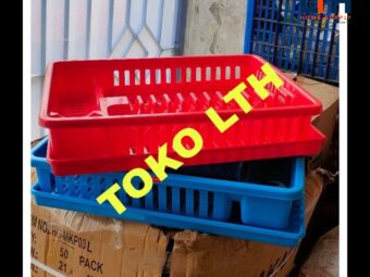 RAK PIRING NAMPAN PLASTIK WARNA PENGERING PIRING GELAS