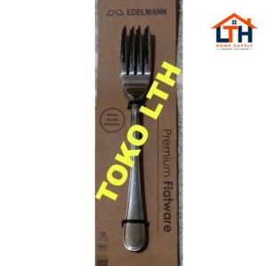 1-1676-1.jpg 6 PCS GARPU MAKAN ONINOX 520-01 P EDELMANN DESSERT FORK HOTEL TEBAL