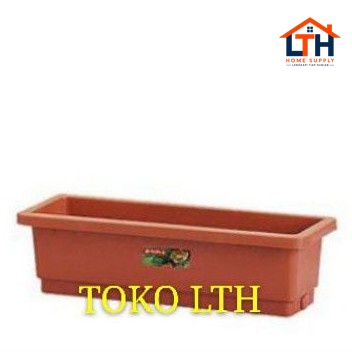 1-168-1.jpg POT BUNGA SEGI PANJANG (SMALL) LION STAR FP-12 / RECTANGULAR POT TANAMAN PLASTIK