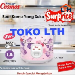 COSMOS MAGIC COM RICE COOKER CRJ 3305 PENANAK NASI 1.8 LITER