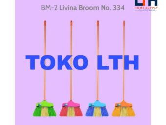 BM 2 SAPU LANTAI PLASTIK LION STAR 334 LIVINA BROOM BM2 LS