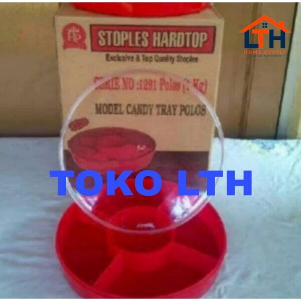 Toples 5 Sekat Candy Tray Polos - Hardtop 1291